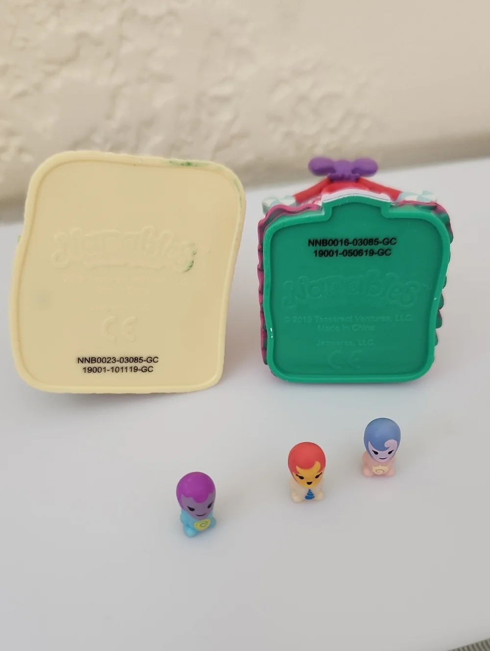 Nanables miniature playhouses and Nano character figures by Jazwares